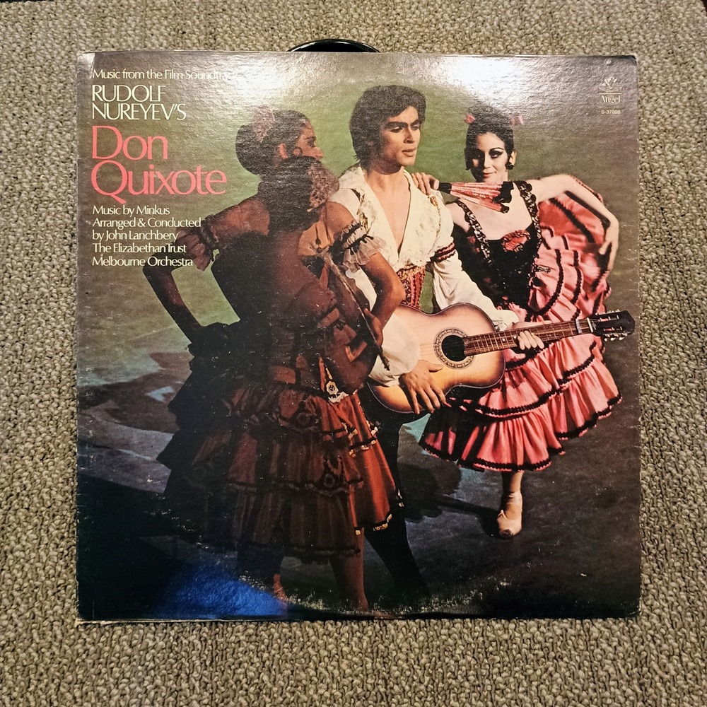 Rudolf Nureyev Don Quixote Ballet Soundtrack Vinyl LP Angel S-37008 Minkus 1973